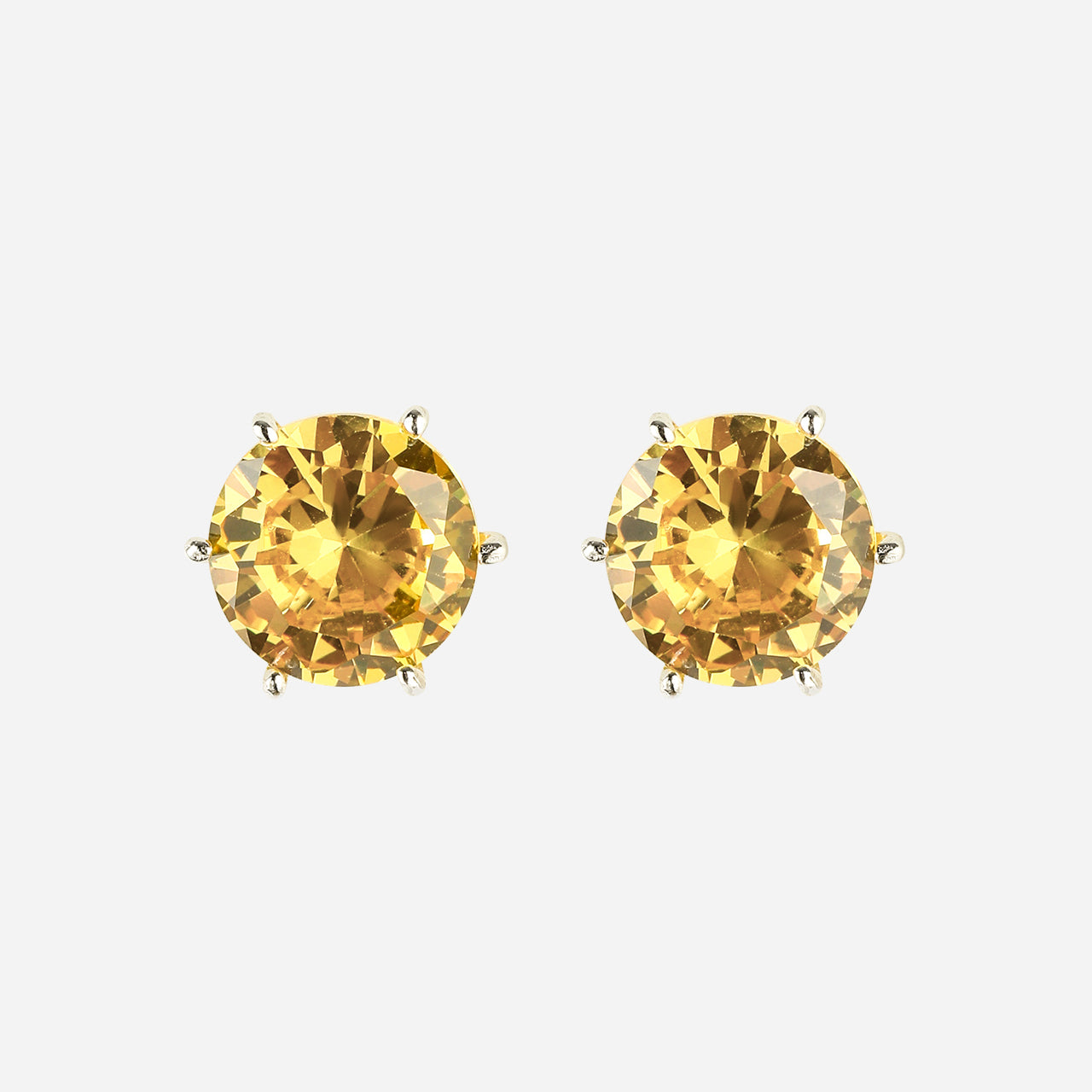 Diamond fashion clip on earrings