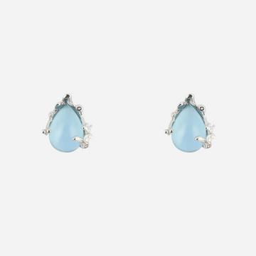 Drop Clip on Earrings-Silver