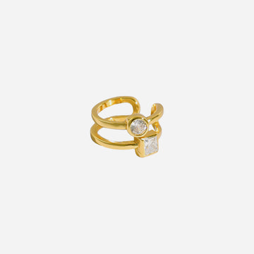 Double studded Ear Cuff - SOMIY