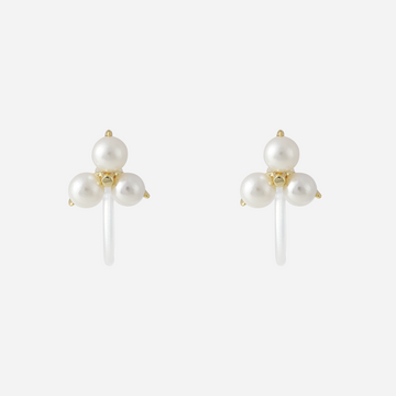 Clover Pearl Earrings - SOMIY