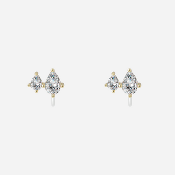 Twin Sparkle Clip-On Earrings - SOMIY