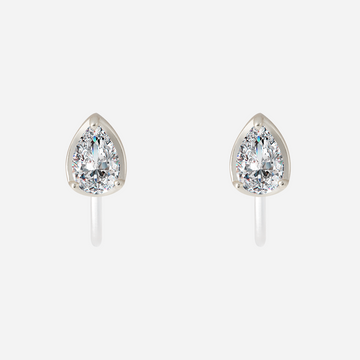 Drop Diamond Clip-On Earrings - SOMIY
