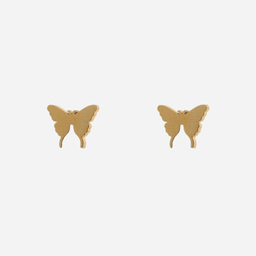 Butterfly Clip-On Stud Earrings