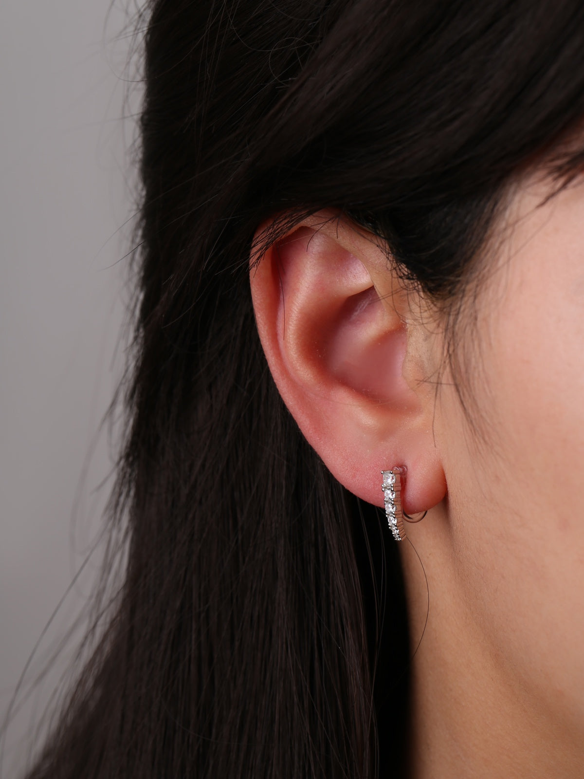 CZstud clip-on earrings by SOMIY – pain-free non-pierced jewelry for everyday wear