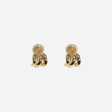 Goldhoop clip-on earrings by SOMIY – pain-free non-pierced jewelry for everyday wear