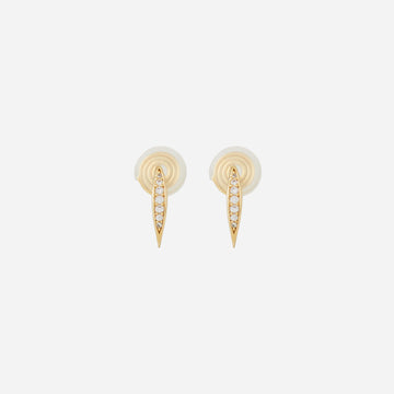 Pavé Huggie Clip-On Earrings - SOMIY