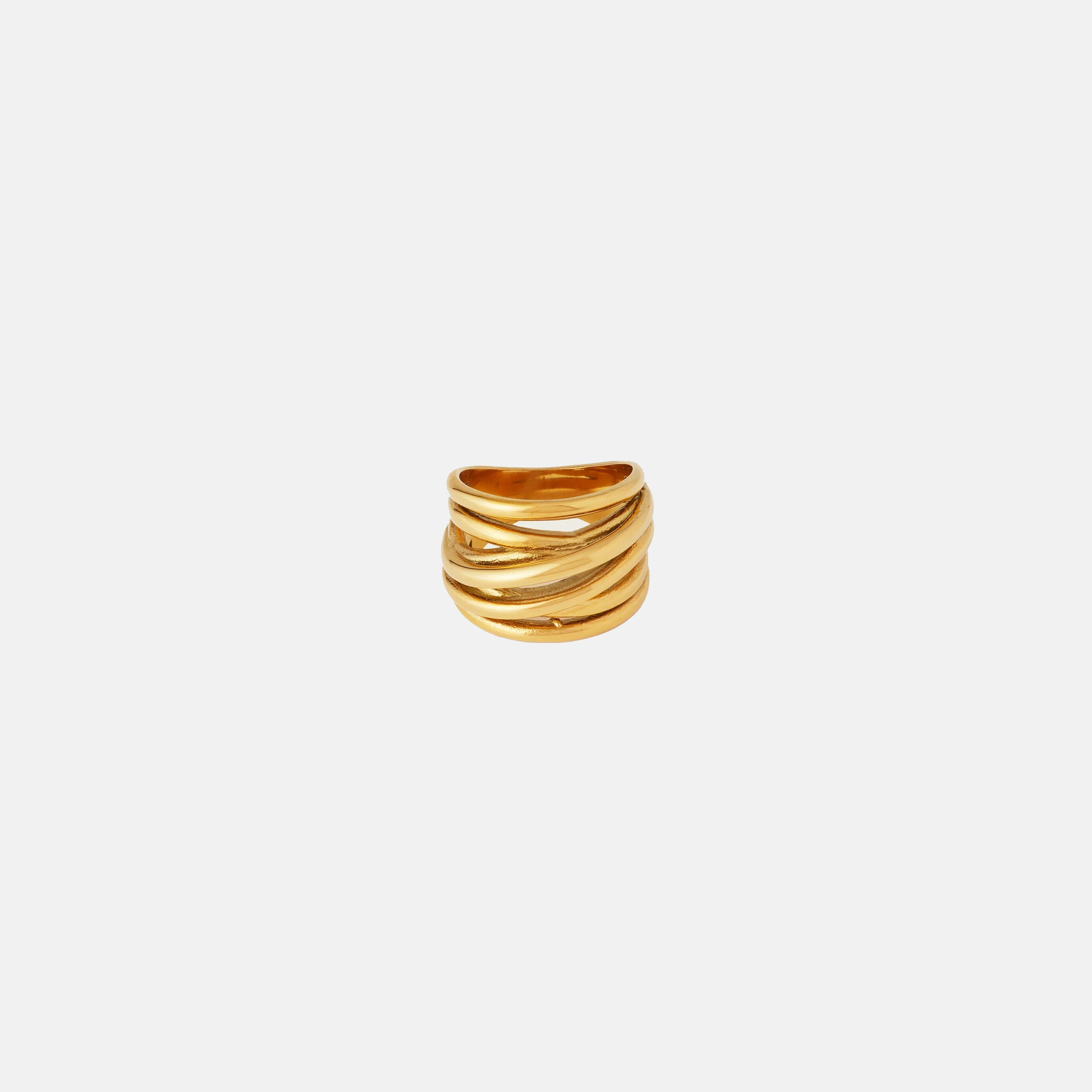 Goldadjustable ring by SOMIY – elegant minimalist jewelry for everyday wear