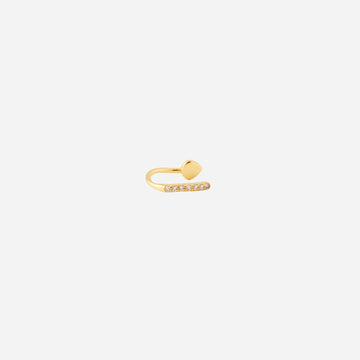 Delicate Diamond Band Ear Cuff - SOMIY