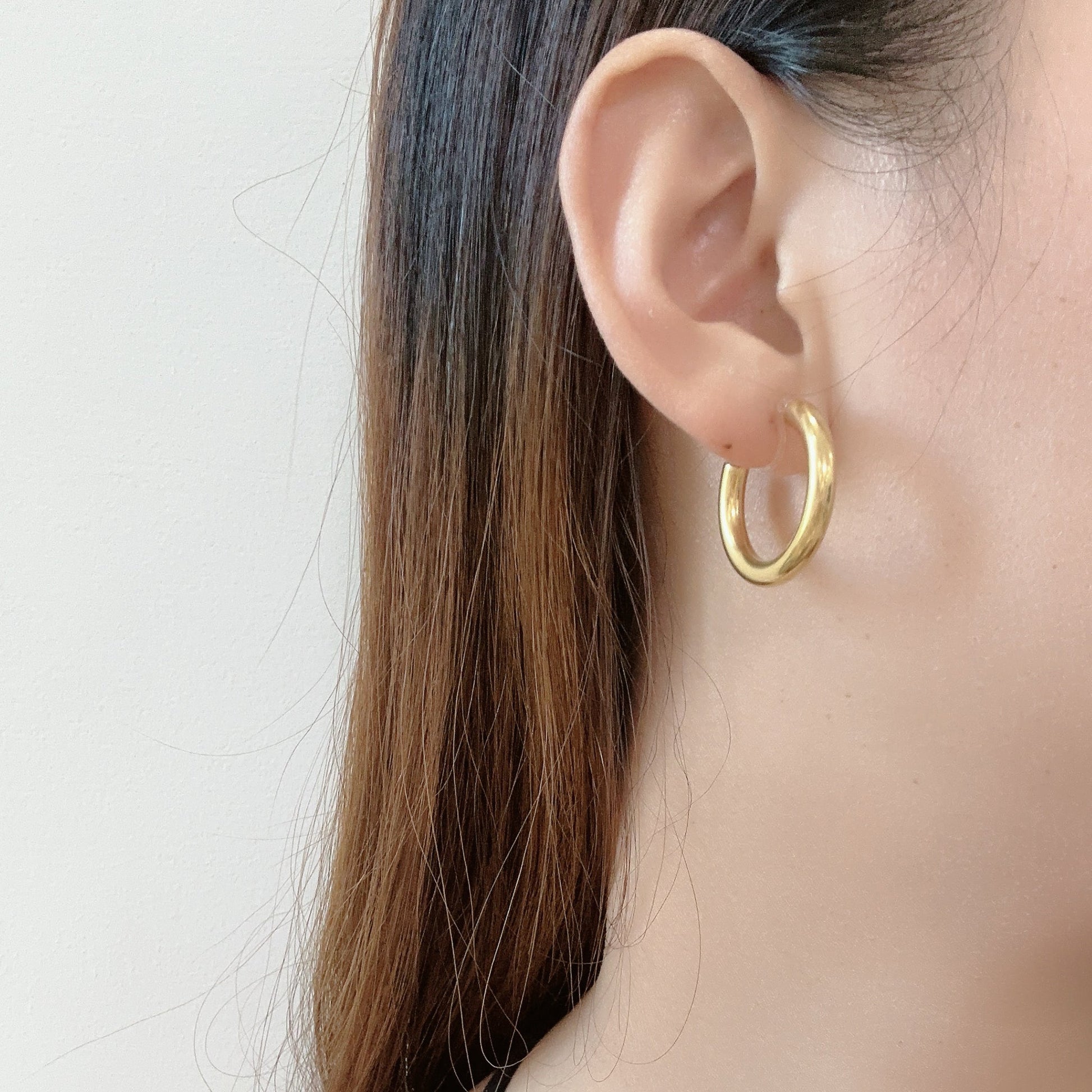 hoop clip-on earrings by SOMIY – pain-free non-pierced jewelry for everyday wear