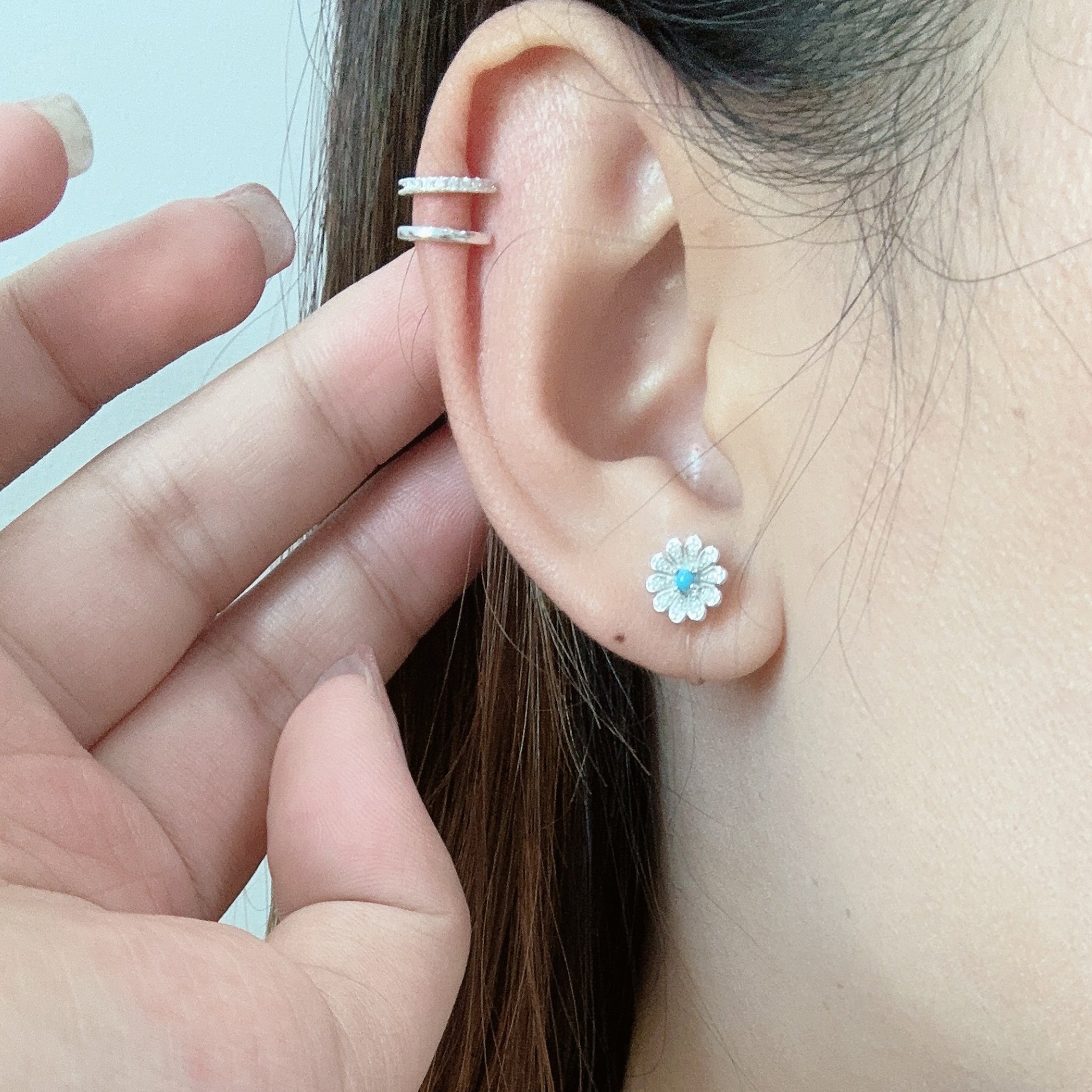 stud clip-on earrings by SOMIY – pain-free non-pierced jewelry for everyday wear