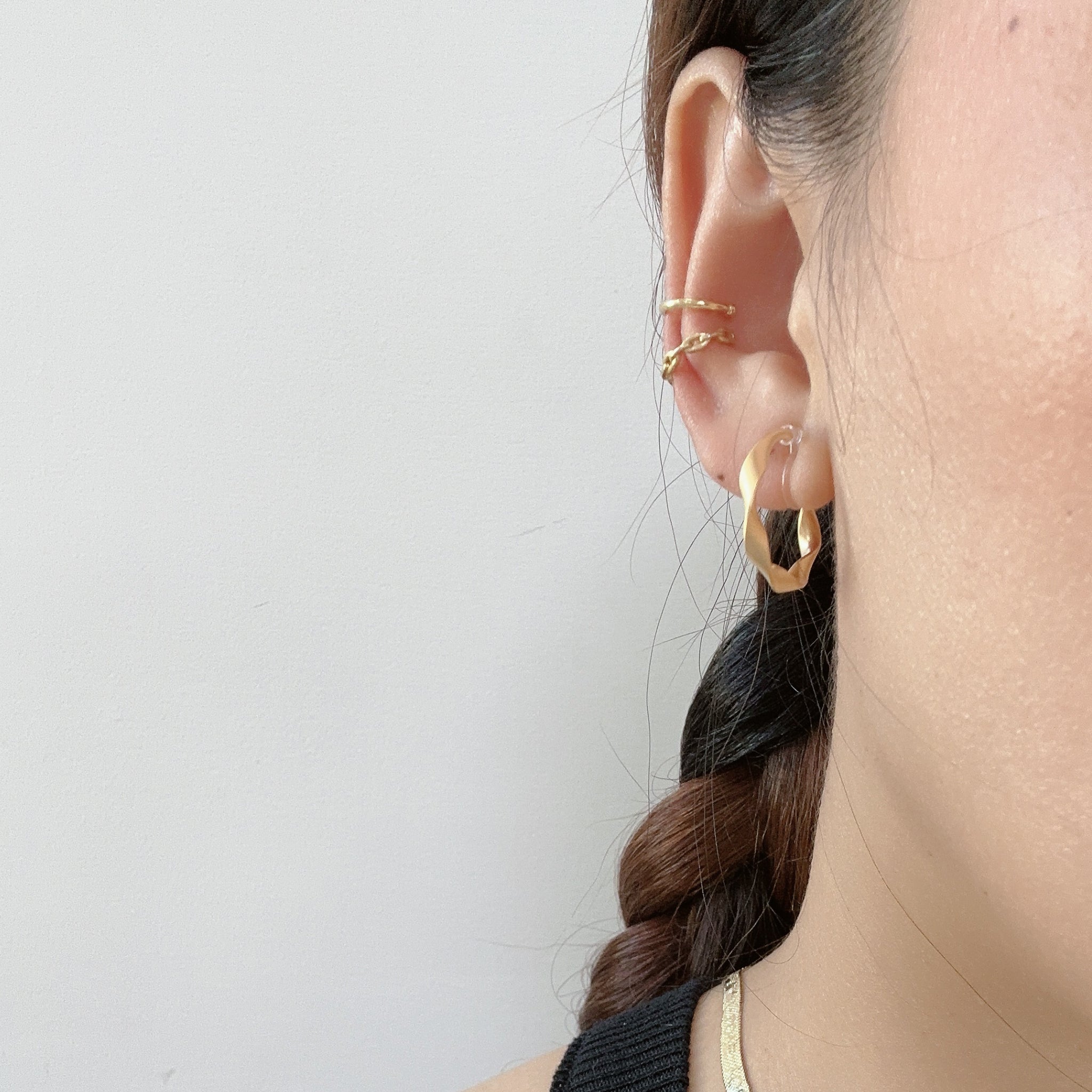 hoop clip-on earrings by SOMIY – pain-free non-pierced jewelry for everyday wear