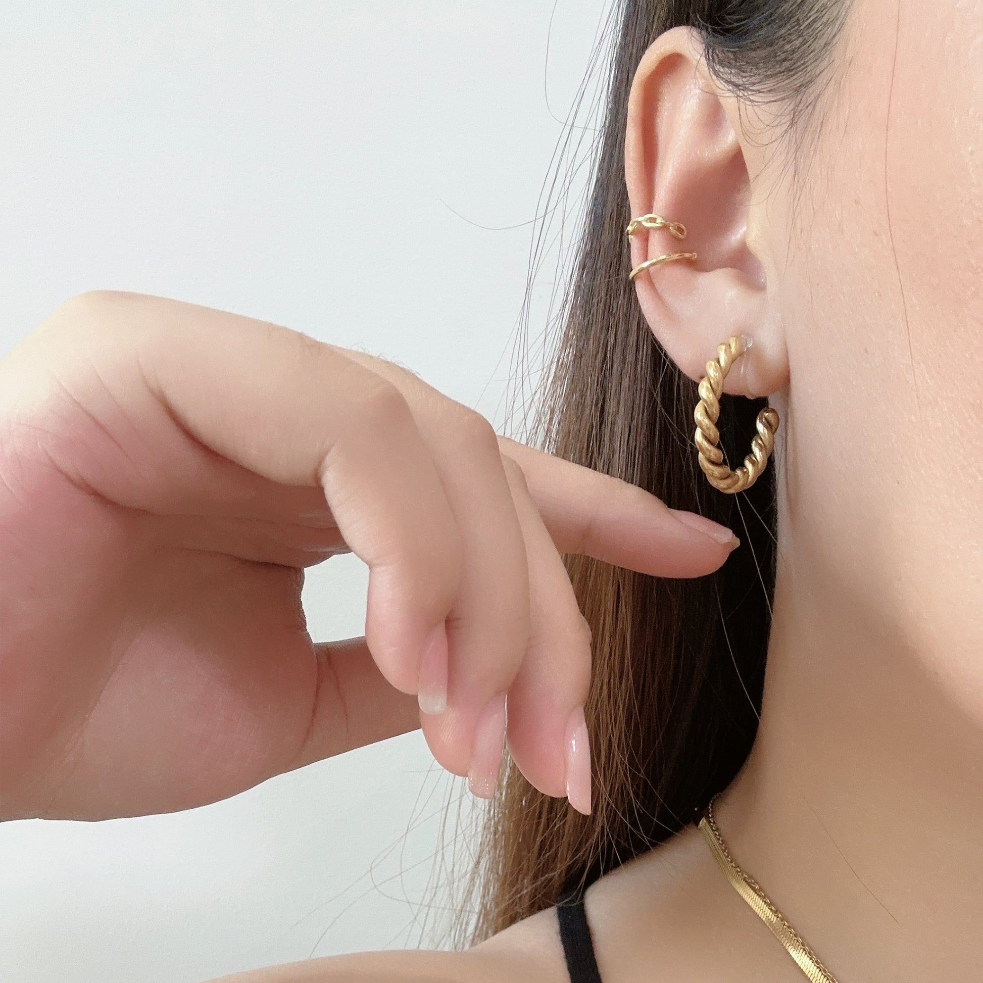 hoop clip-on earrings by SOMIY – pain-free non-pierced jewelry for everyday wear