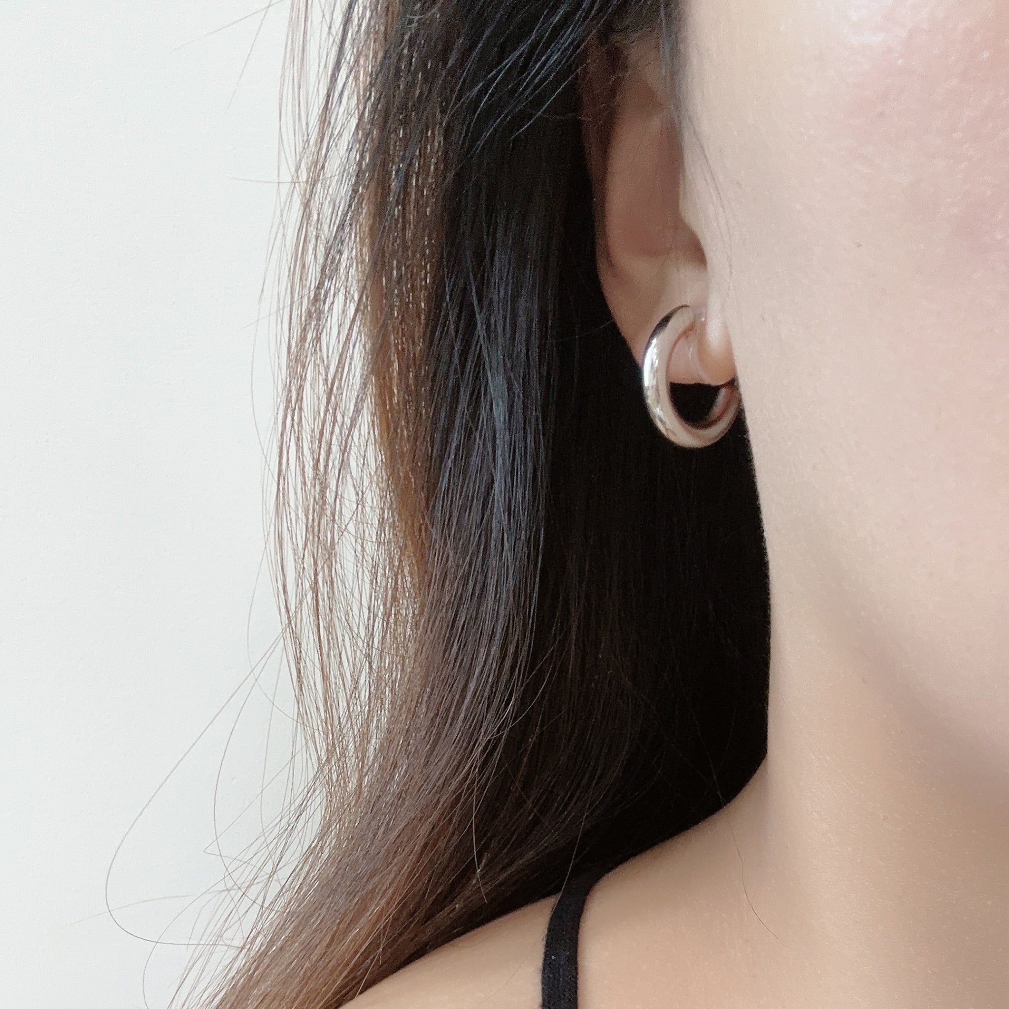 hoop clip-on earrings by SOMIY – pain-free non-pierced jewelry for everyday wear