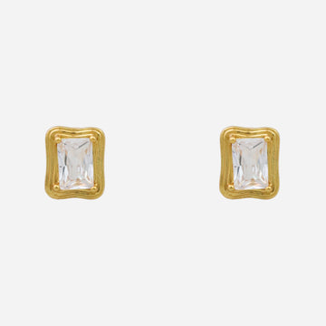Baguette Diamond Clip-on Earrings - SOMIY