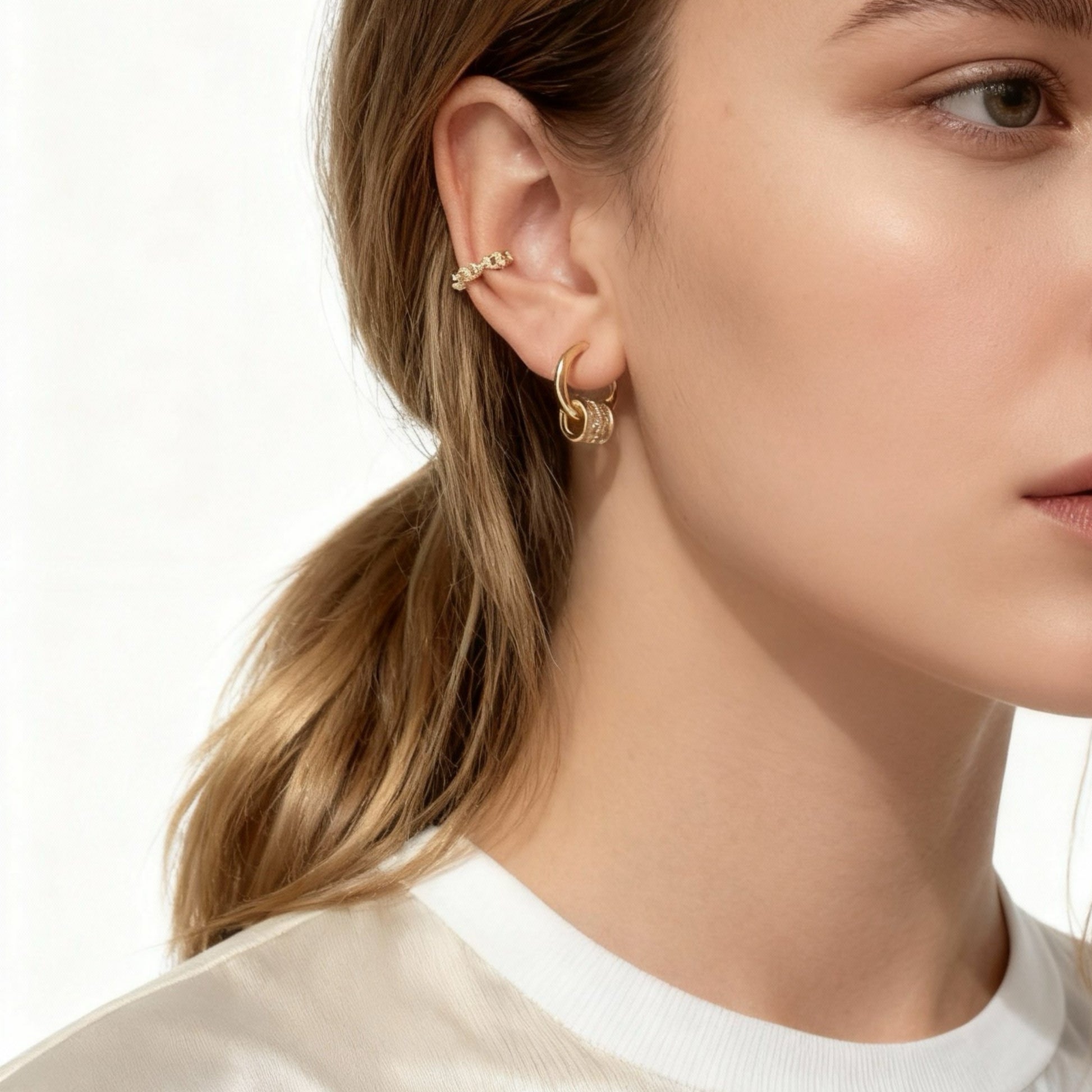 Fortune Bead Pendant Clip-On Earrings for non-pierced ears – SOMIY