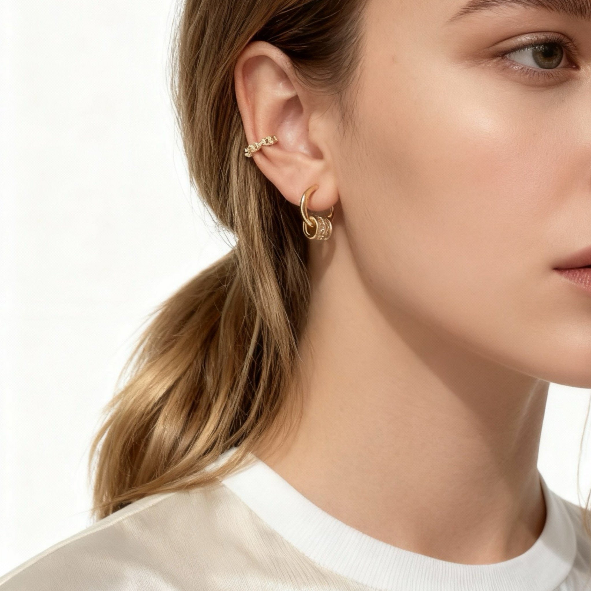 Fortune Bead Pendant Clip-On Earrings for non-pierced ears – SOMIY