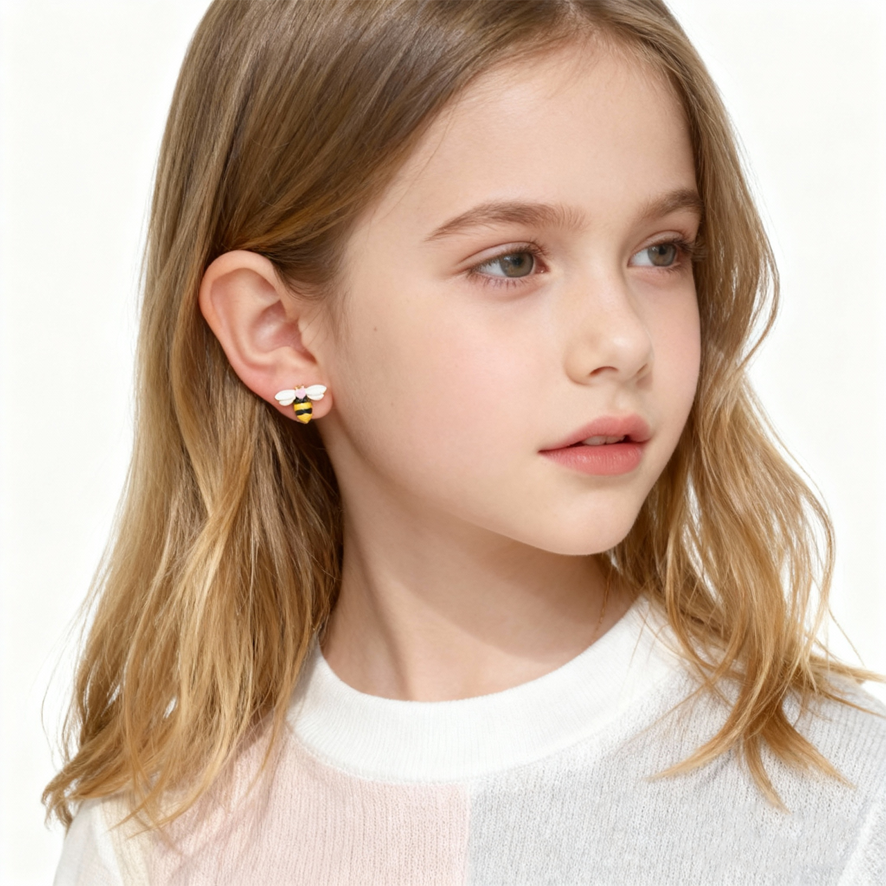 Bees Cutie Clip On Oorbellen