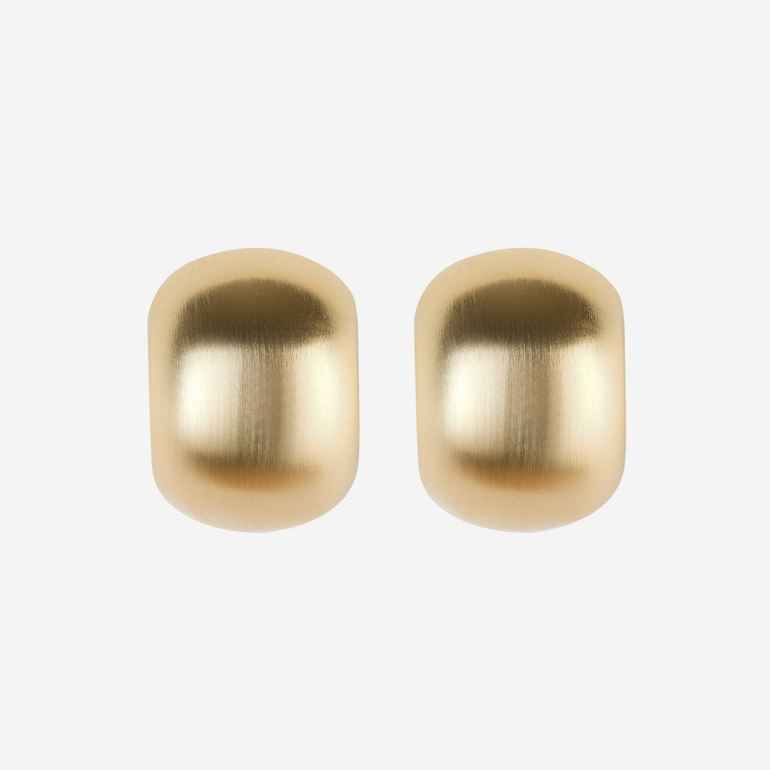 Gold Resinhoop clip-on earrings by SOMIY – pain-free non-pierced jewelry for everyday wear