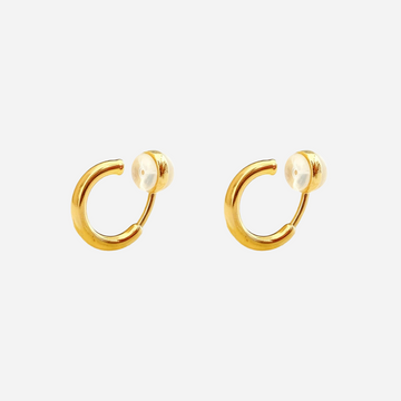 Small Thin Hoop Clip-On Earrings
