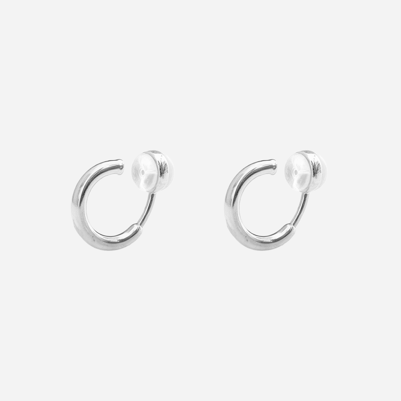 Small Thin Hoop Clip-On Earrings