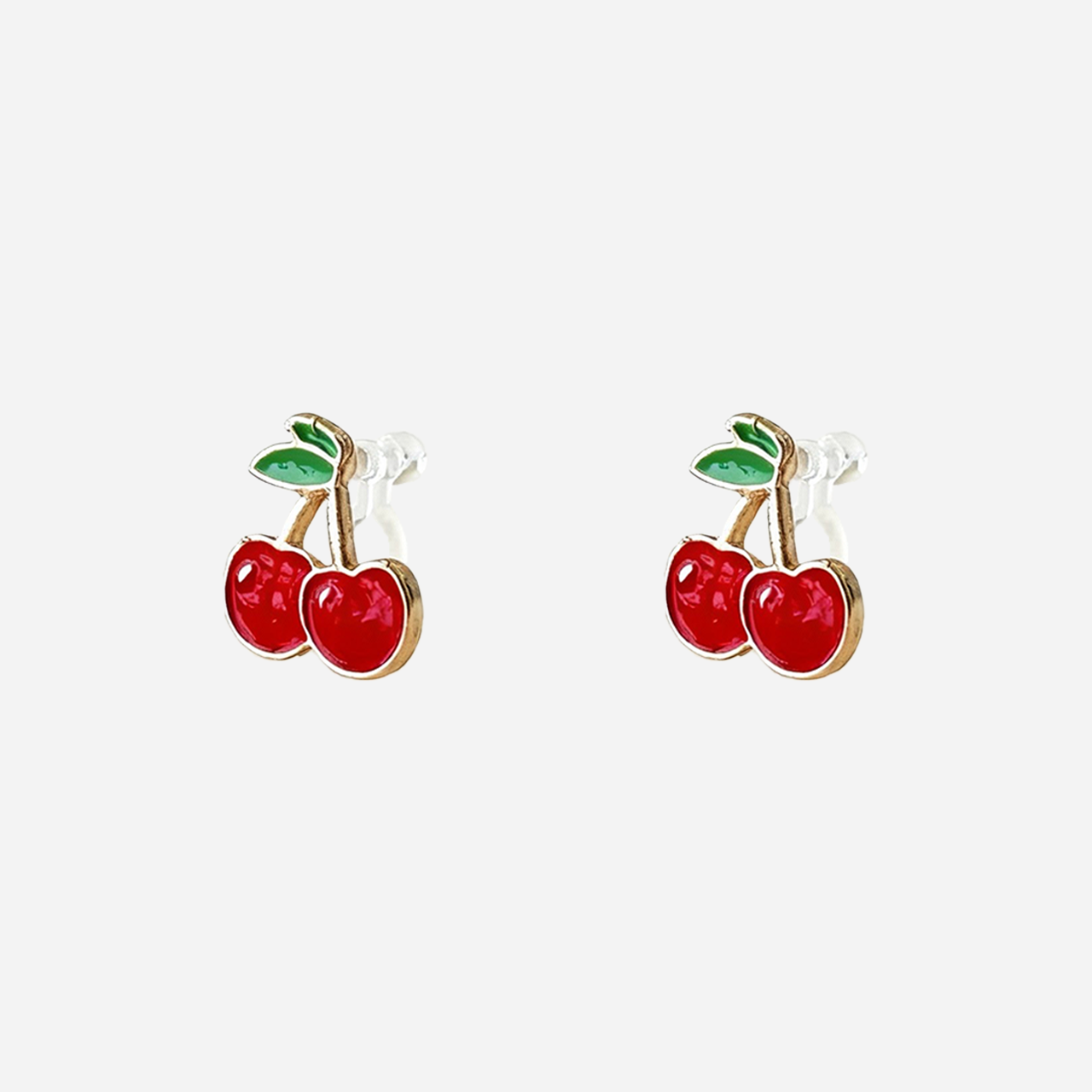 Cherry Cutie Clip On Oorbellen