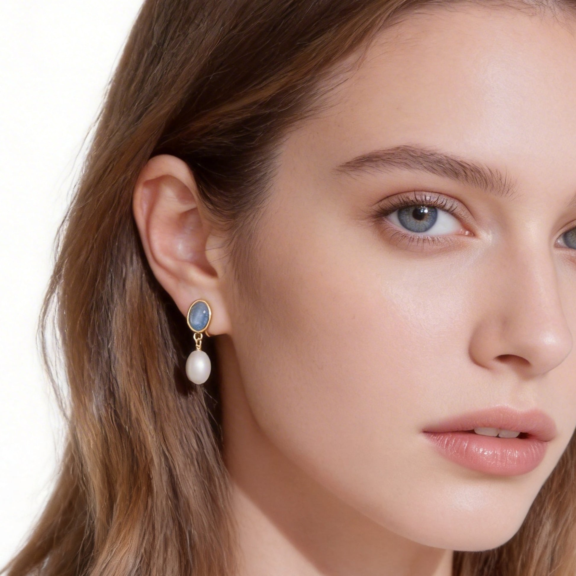 Sleek Polished Slim Drop Clip-On Earrings image 2 by SOMIY