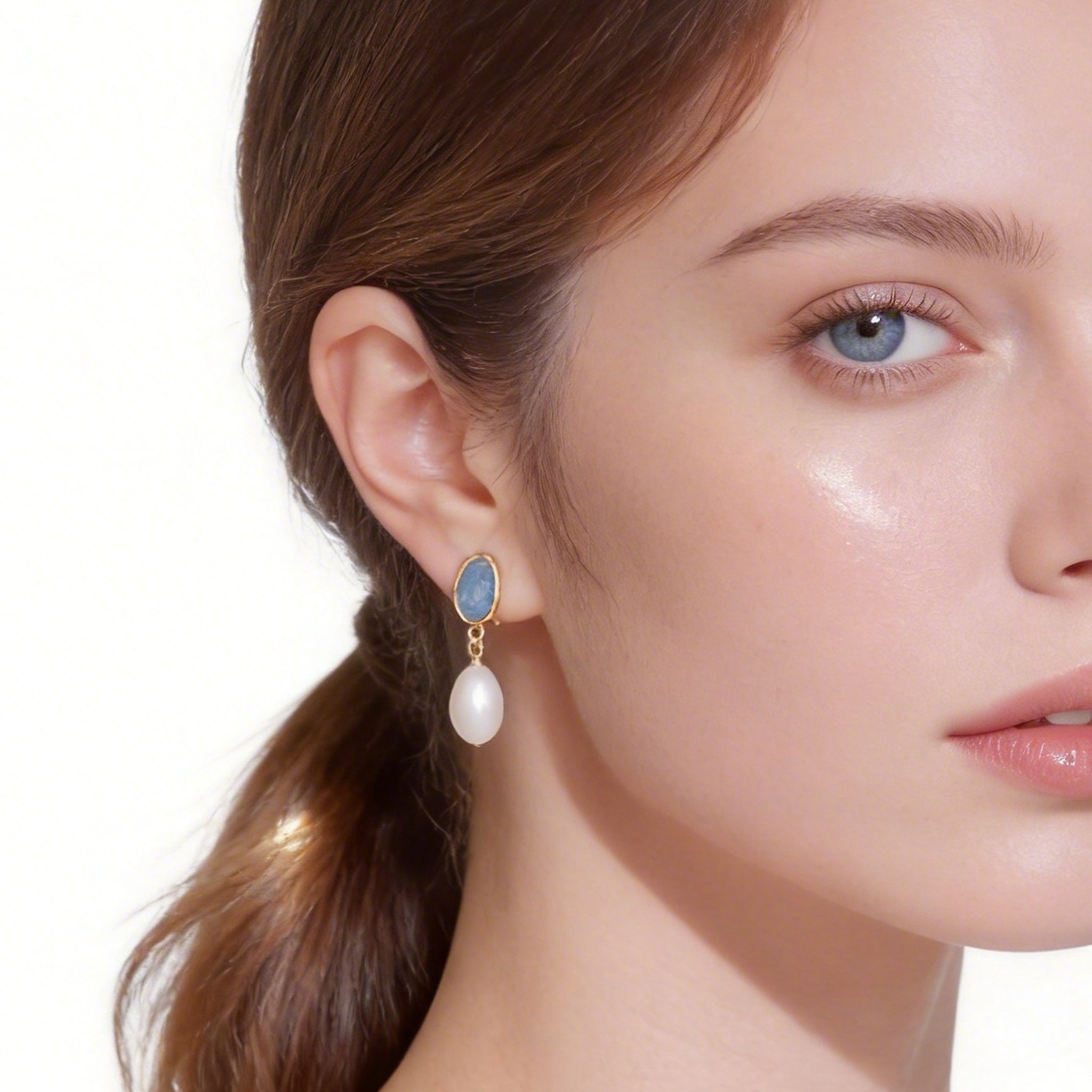 Sleek Polished Slim Drop Clip-On Earrings image 4 by SOMIY