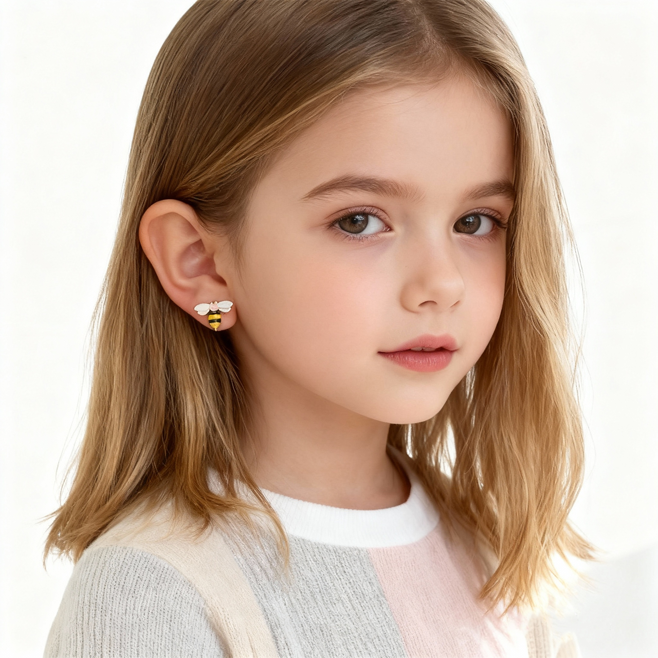 Bees Cutie Clip On Oorbellen