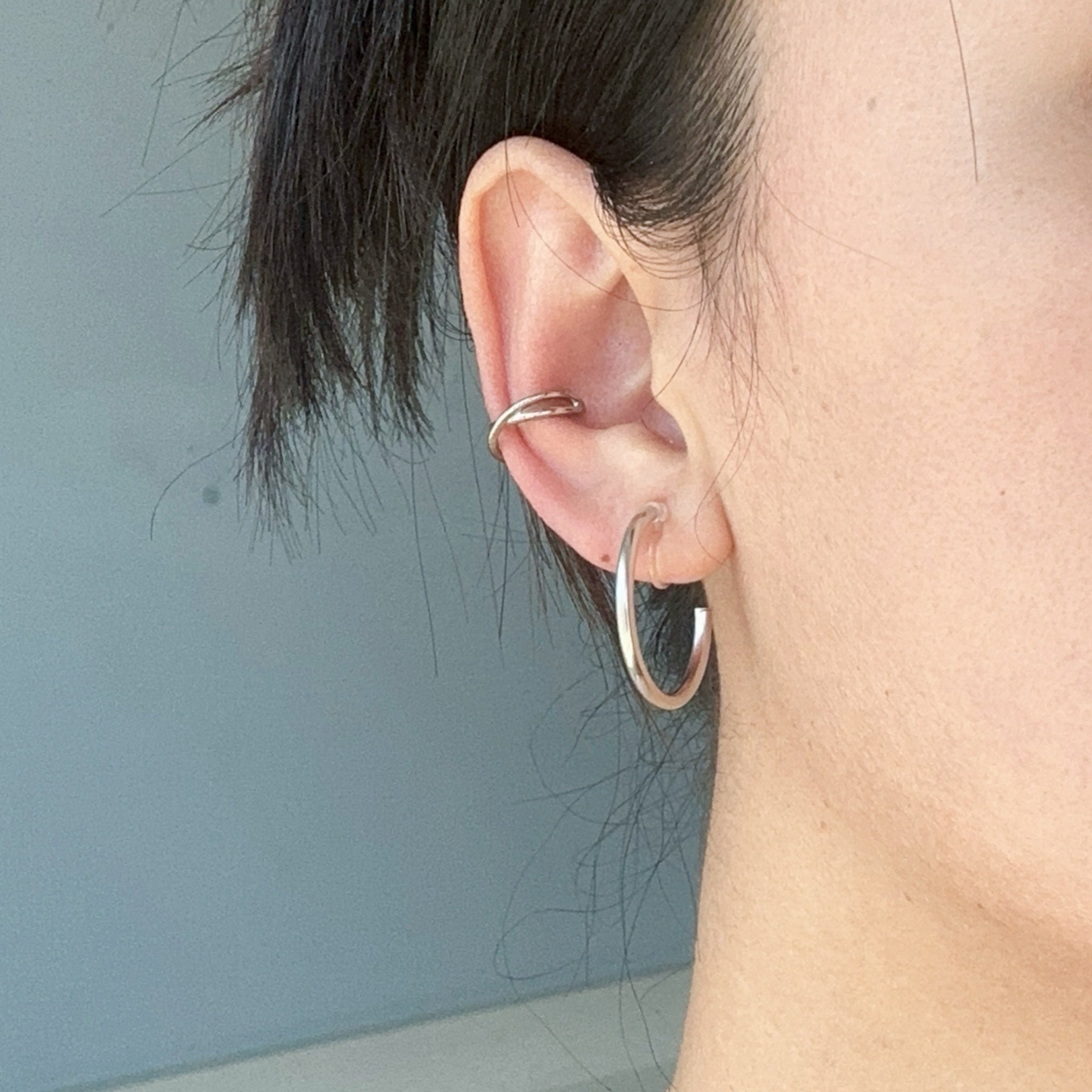 hoop clip-on earrings by SOMIY – pain-free non-pierced jewelry for everyday wear