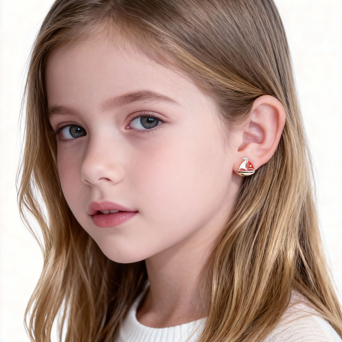 Sailing Ship Clip-On Earrings for Girls by SOMIY