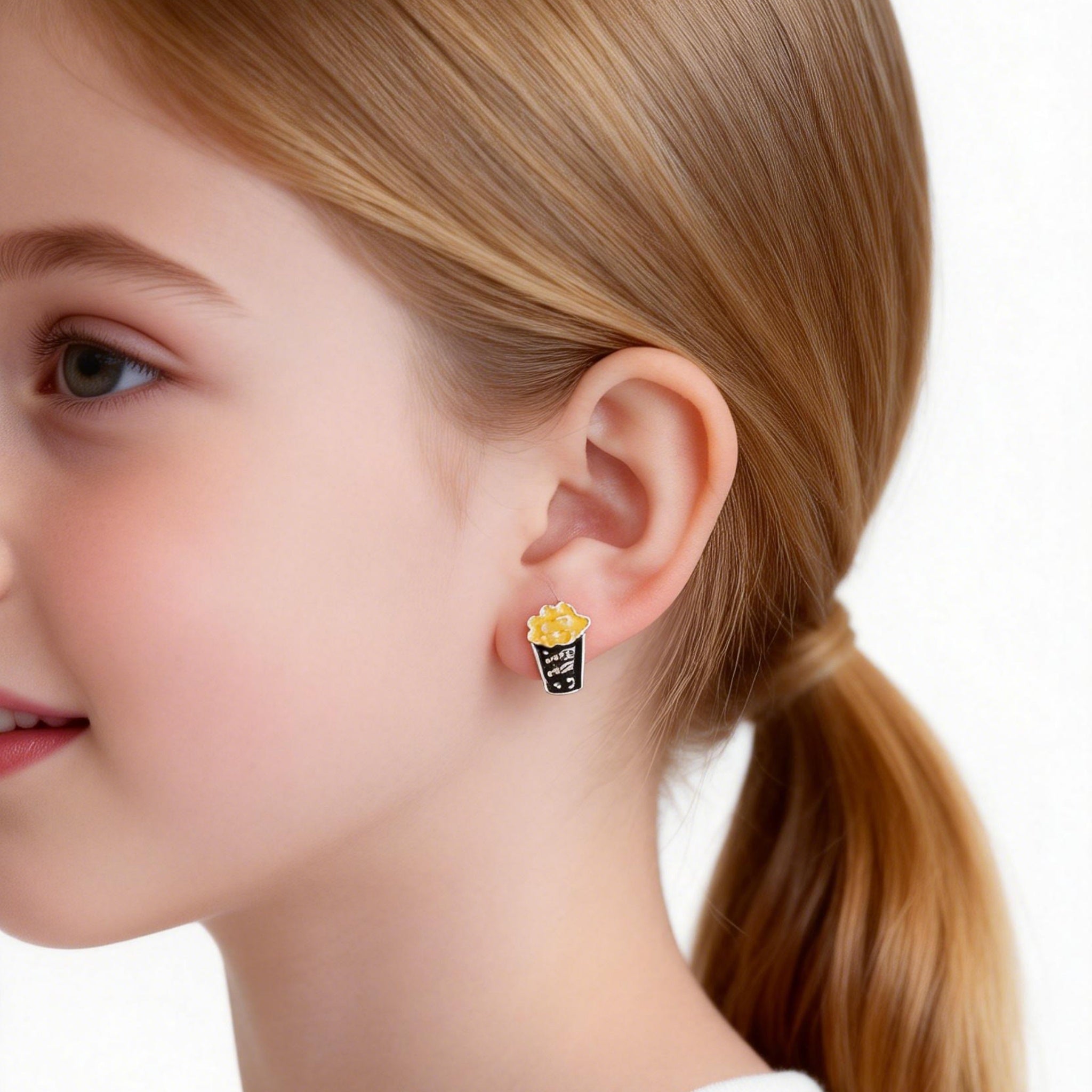 Cute Wings of Love Clip-On Earrings for Girls by SOMIY