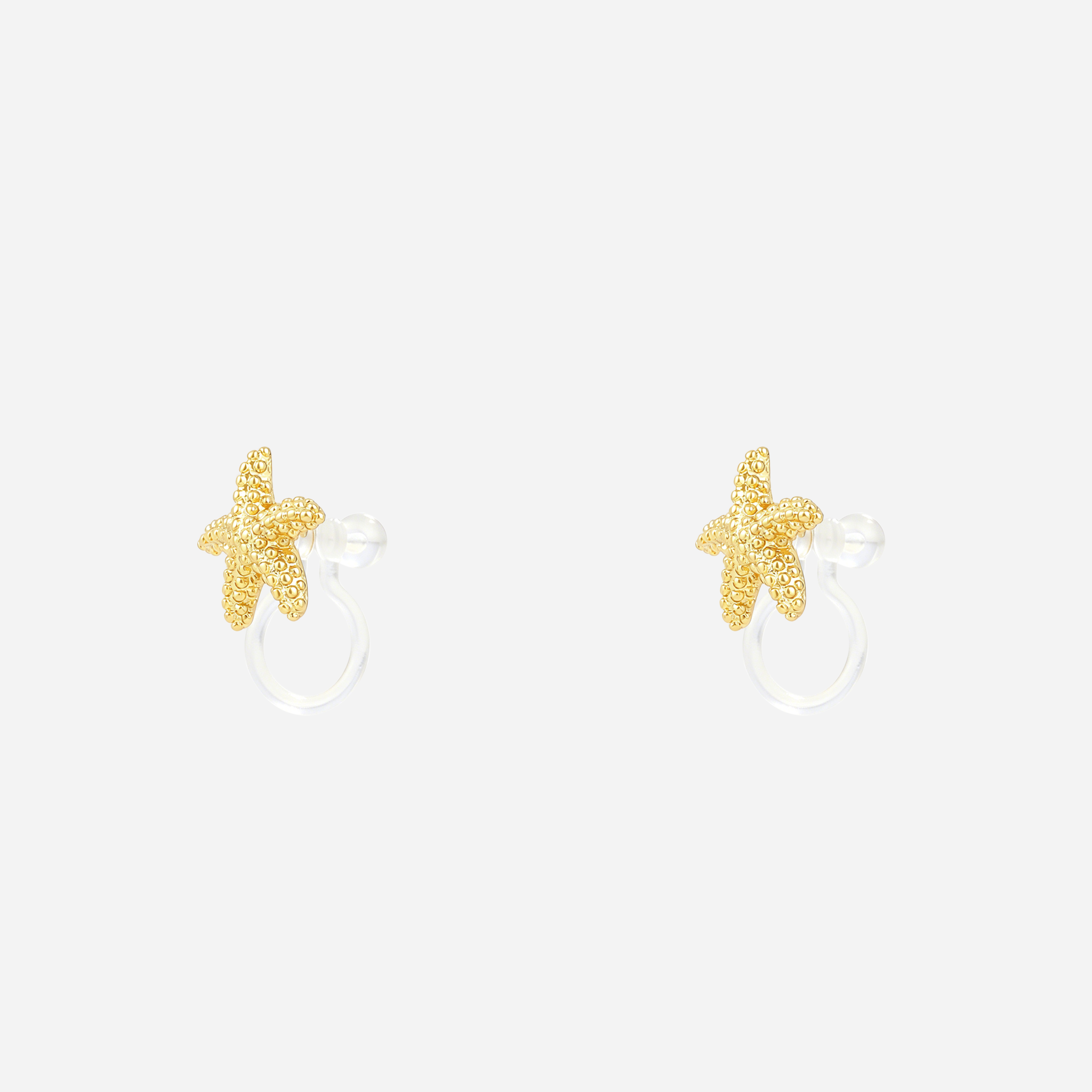 Starfish Clip-On Stud Earrings