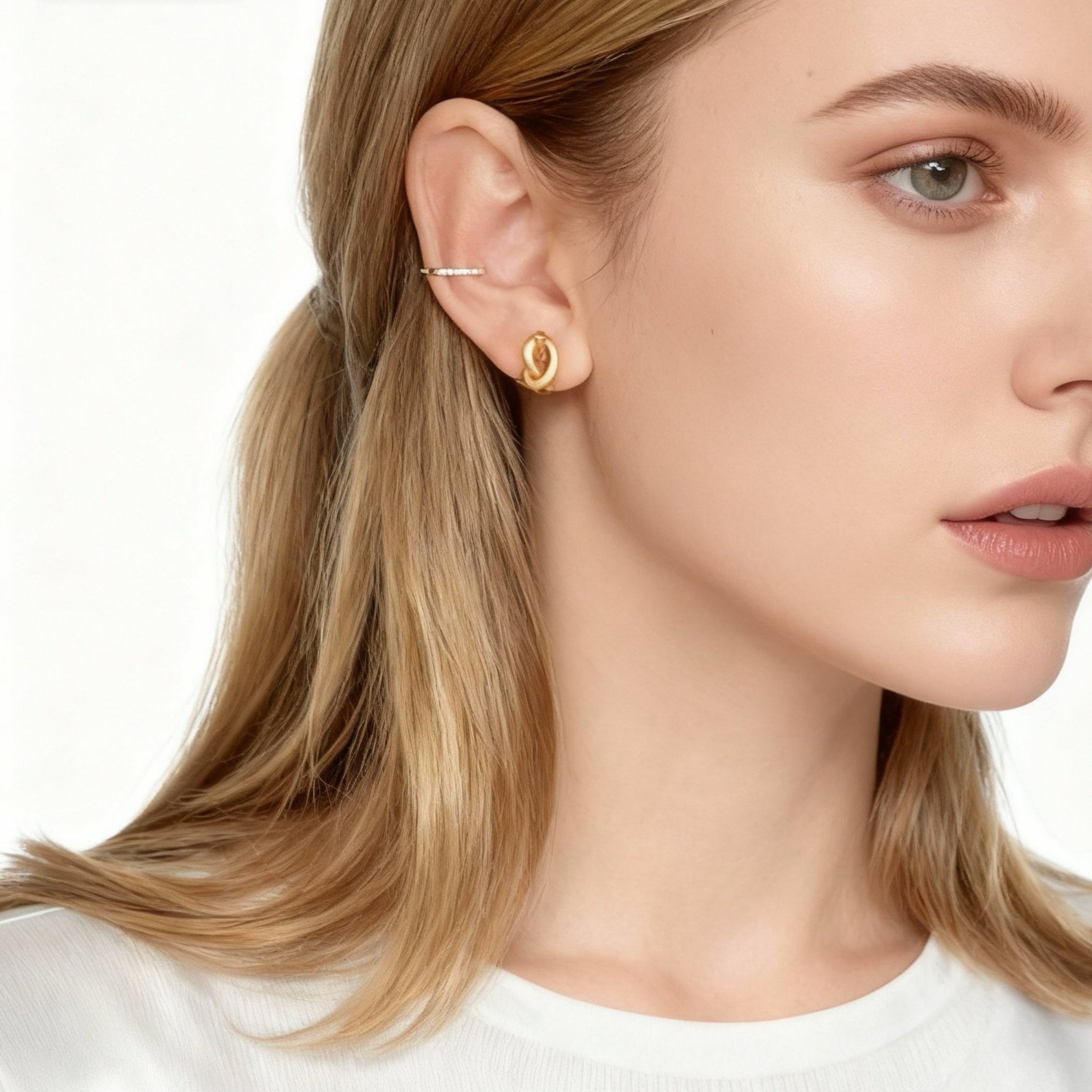 Dainty Pave CZ Adjustable Ear Cuff