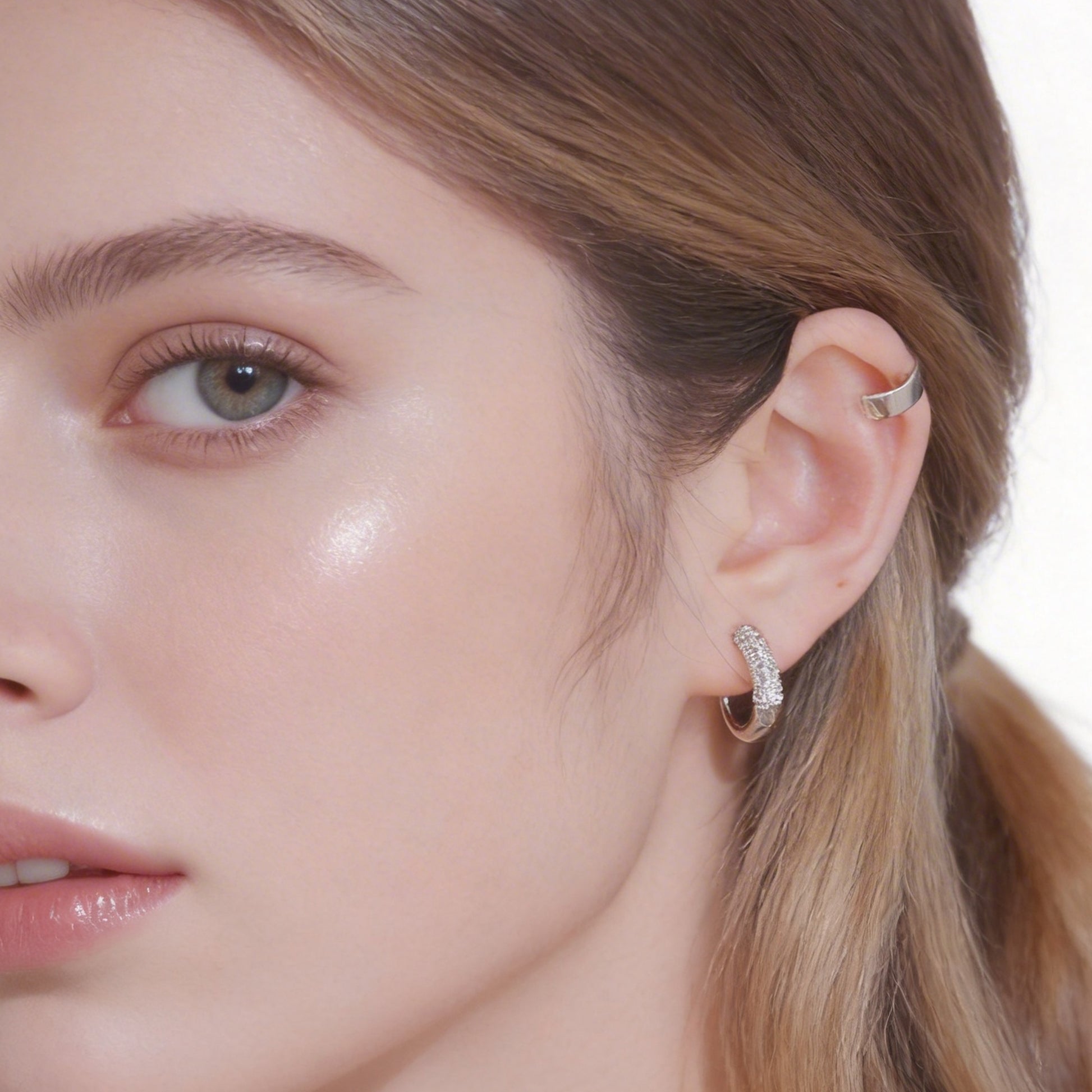 Twisted Rope Hoop Clip-On Earrings image 4 by SOMIY