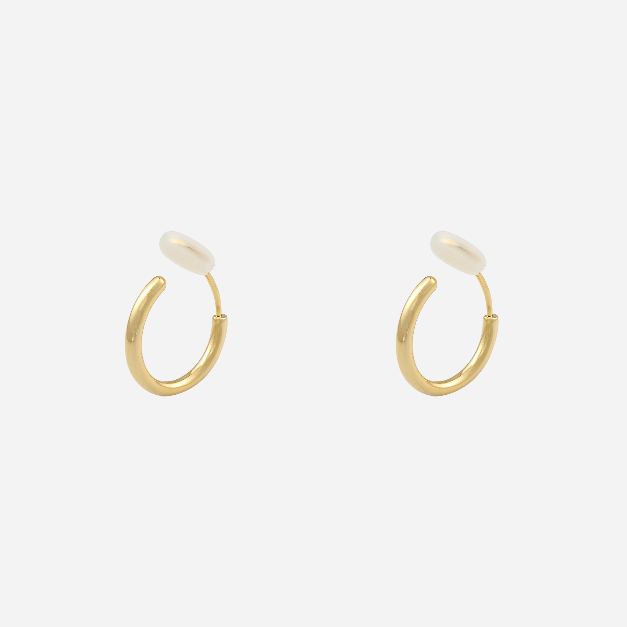Minimal Clip-On Hoop Earrings
