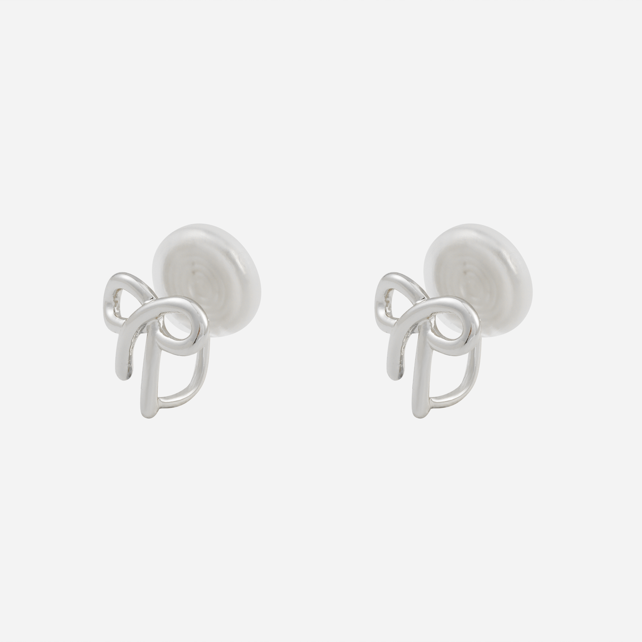 Bow Ribbon Knot Clip-on Earrings