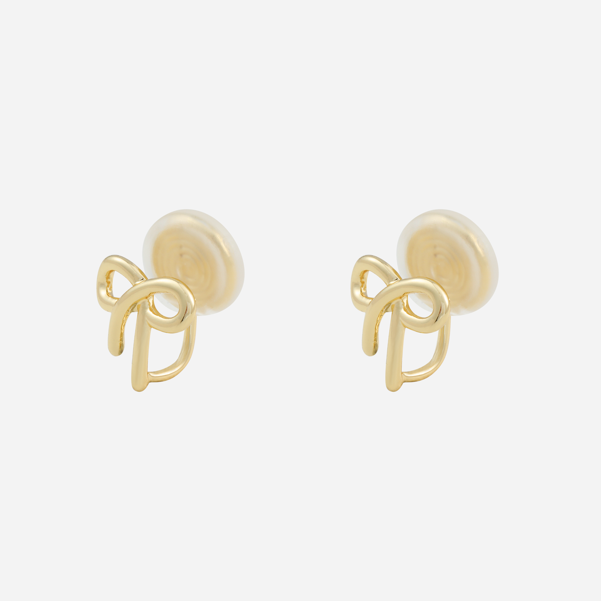 Bow Ribbon Knot Clip-on Earrings