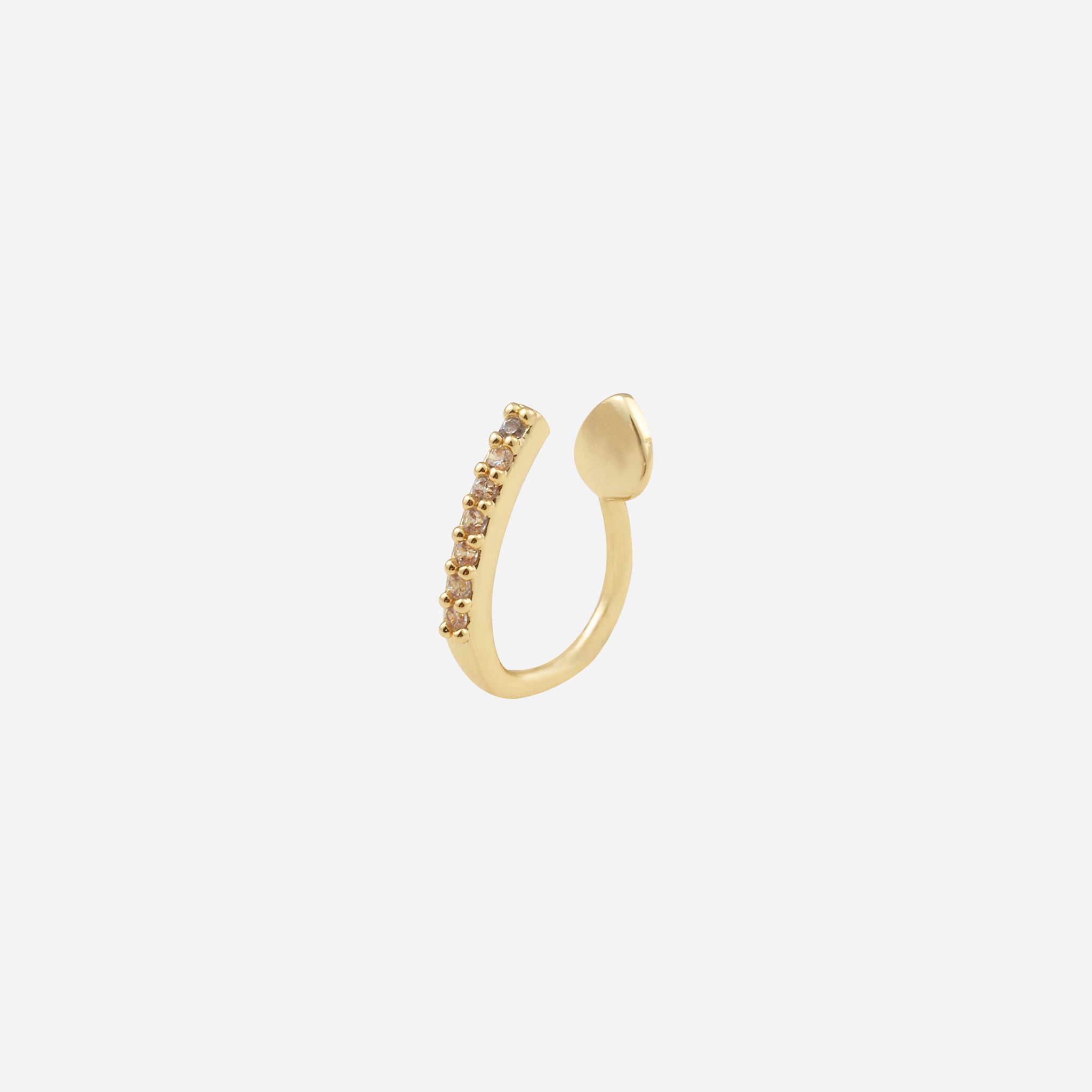 Dainty Pave CZ Adjustable Ear Cuff