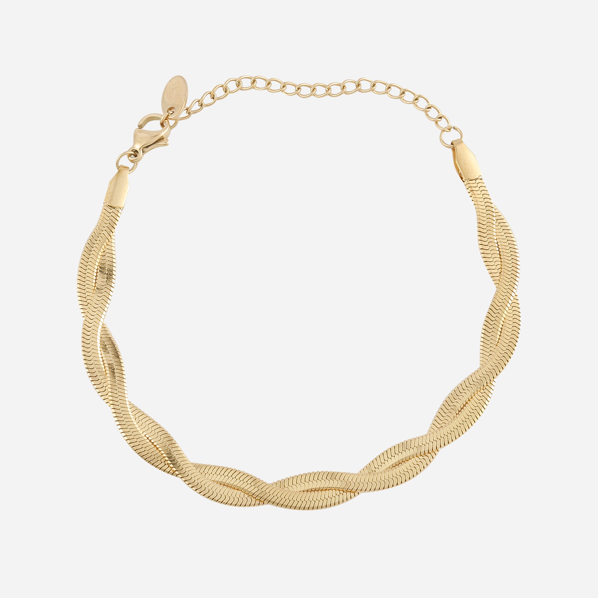 Bracciale a Catena Spina di Pesce Intrecciata