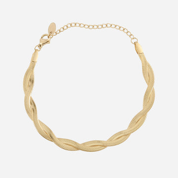 Bracciale a Catena Spina di Pesce Intrecciata