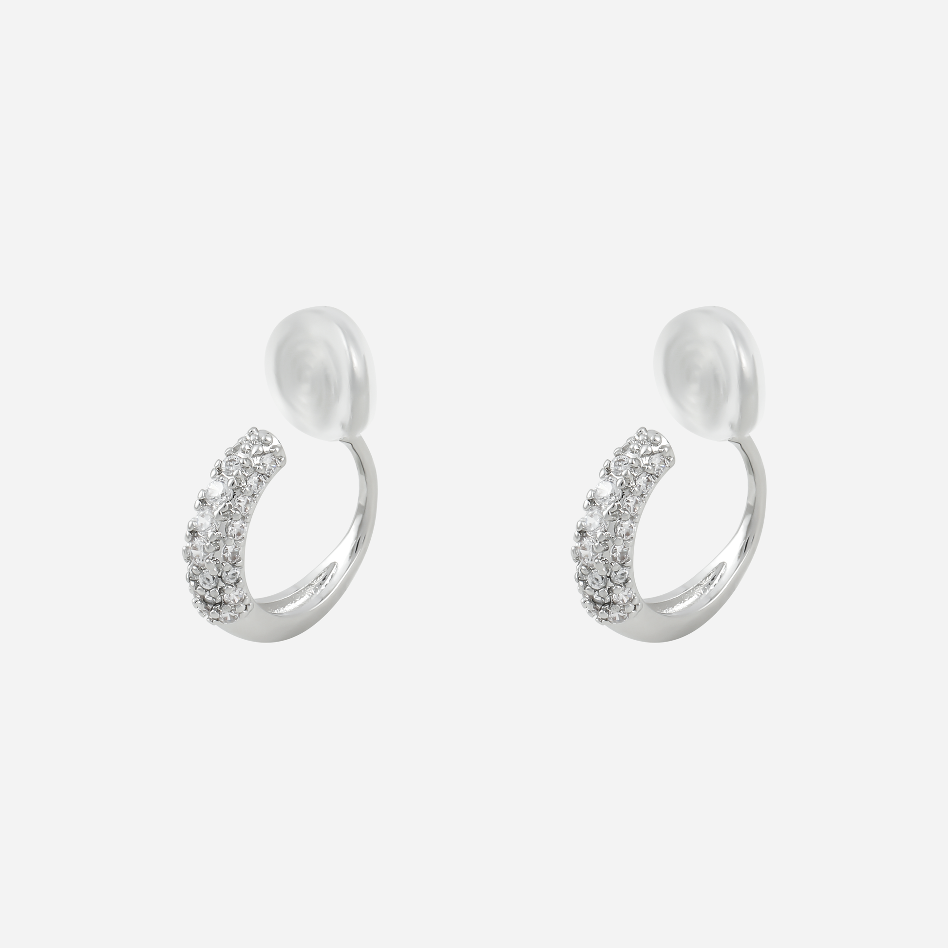 Twisted Rope Hoop Clip-On Earrings by SOMIY