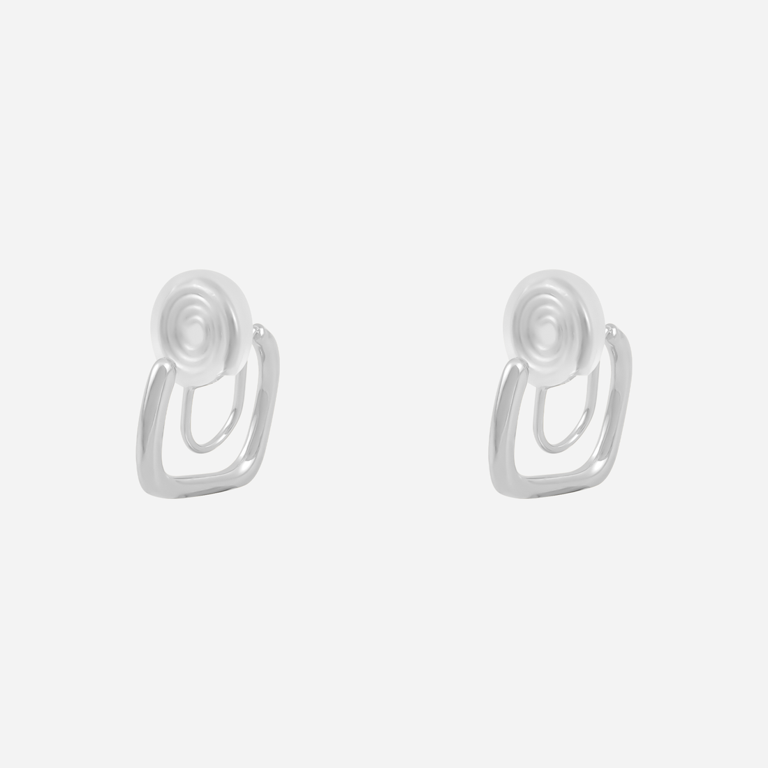 Pendientes de Aro con Clip Redondeados y Elegantes