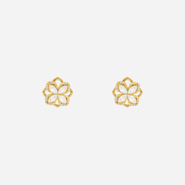 Midi Chunky Polished Clip-On Stud Earring by SOMIY