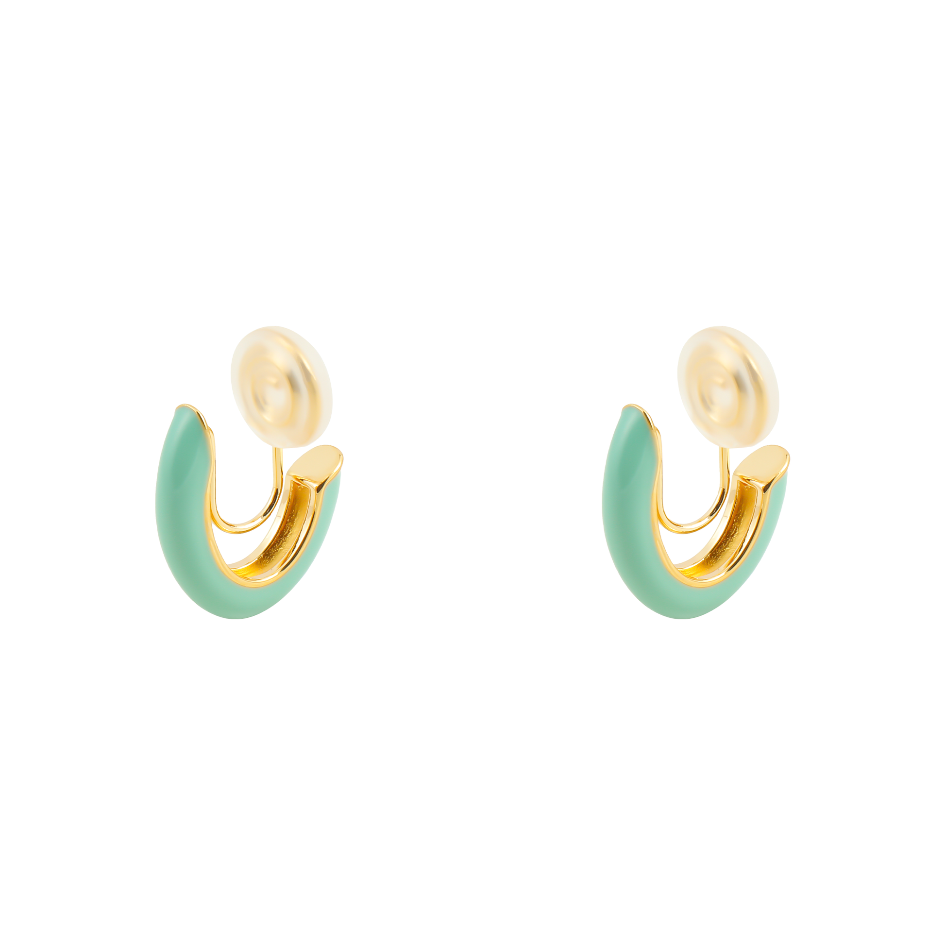 Polished Classic Daily Hoop Clip-On Earrings by SOMIY