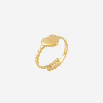 Minimalist Polished Slim Open Ring by SOMIY