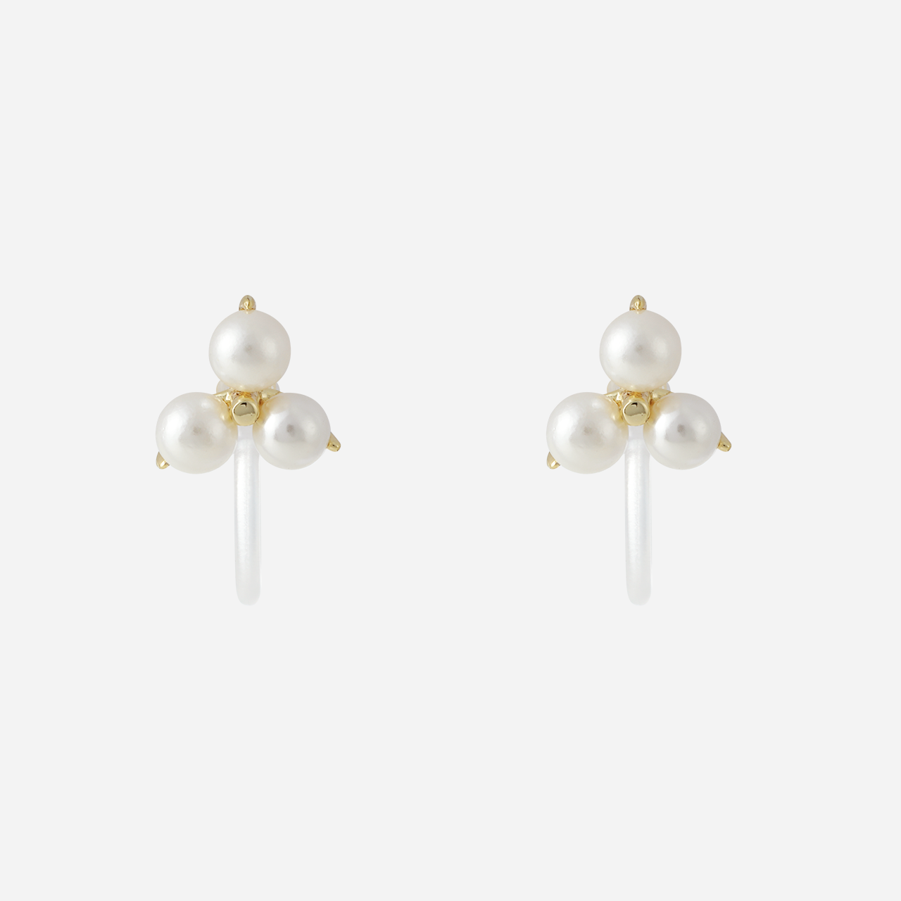 Clover Pearl Earrings - SOMIY