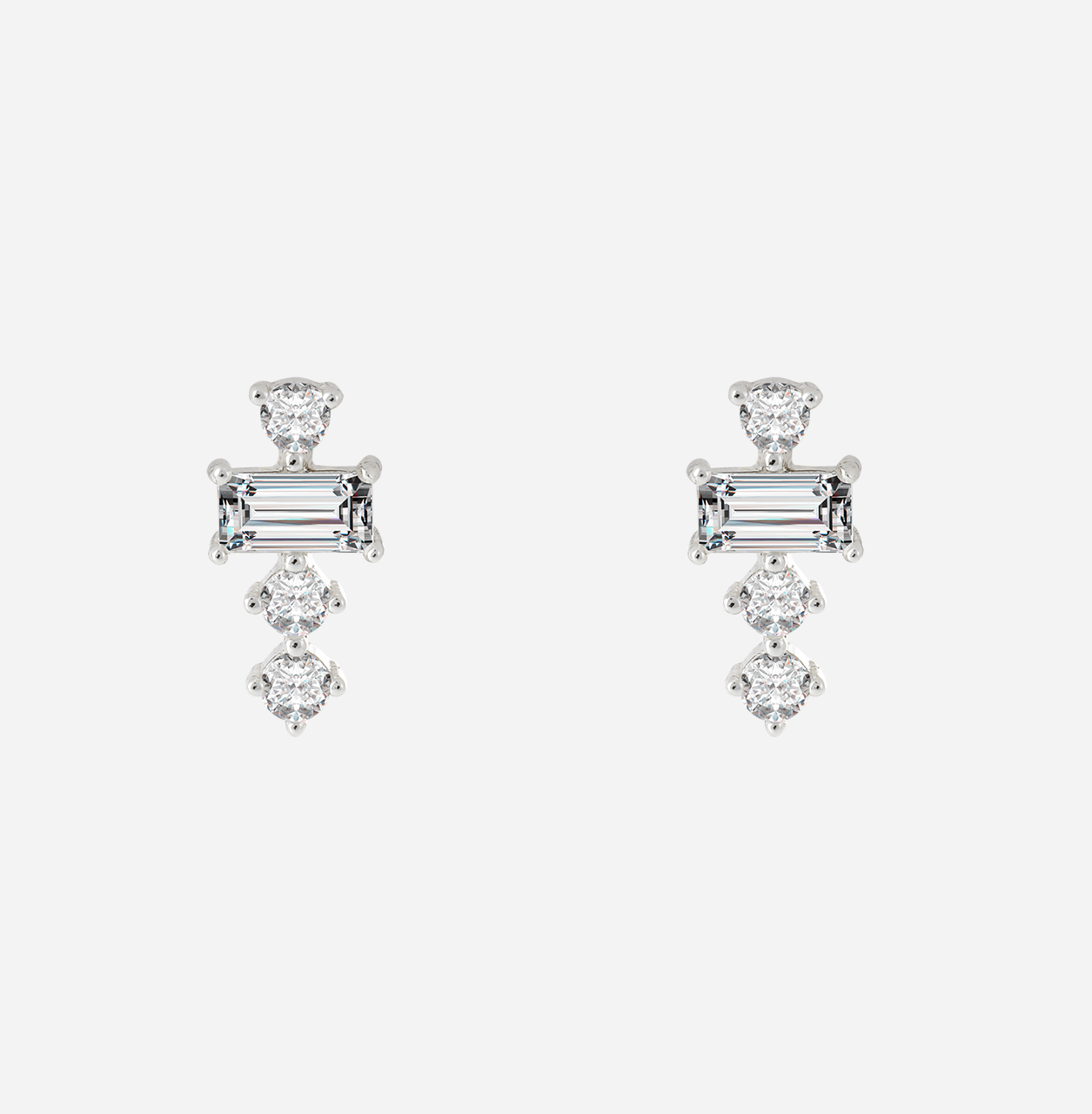 Geometric Stardrop Clip-On Earrings - SOMIY