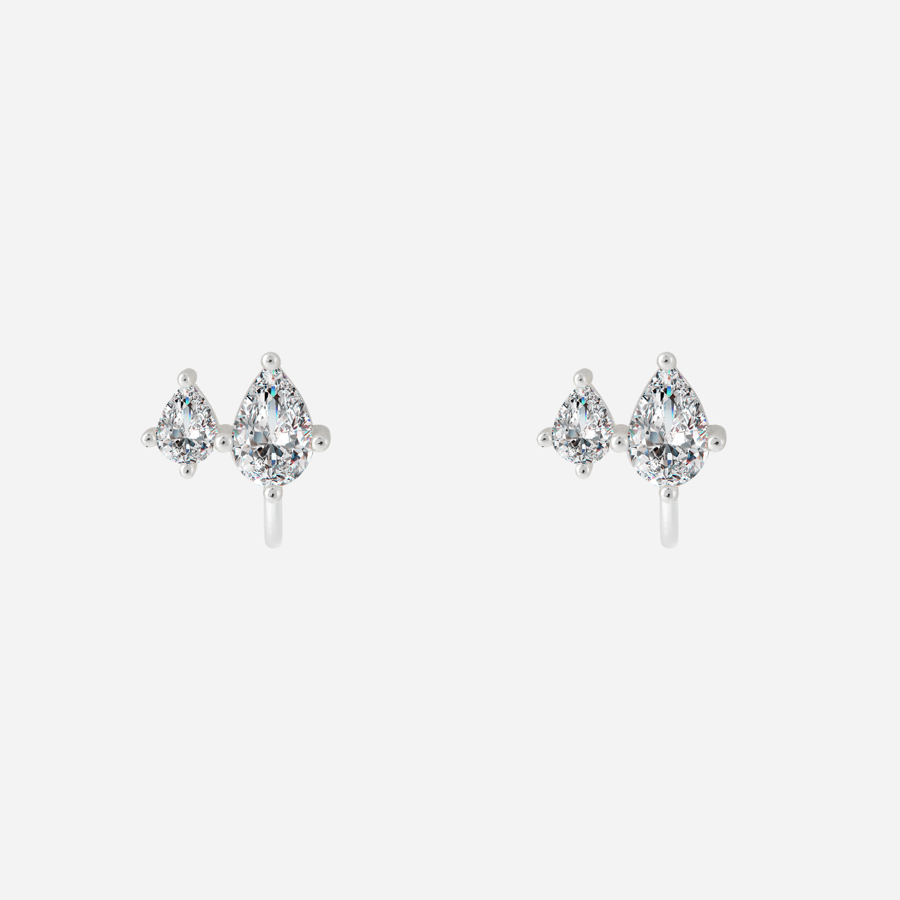 Twin Sparkle Clip-On Earrings - SOMIY