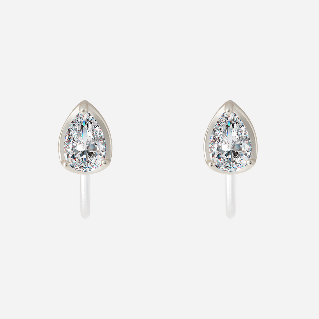 Drop Diamond Clip-On Earrings - SOMIY