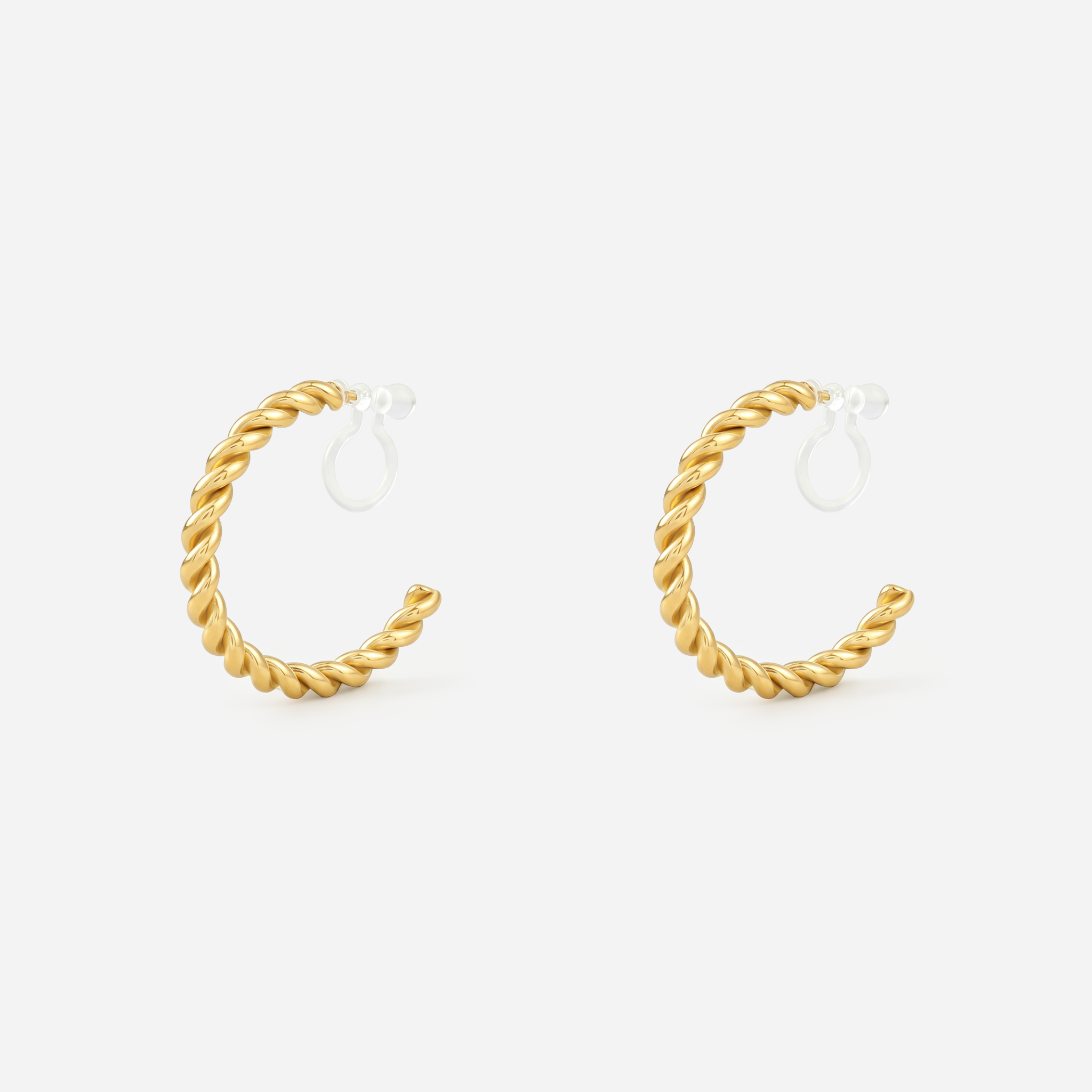 Small Spiral Hoop Clip-On Earrings image by SOMIY